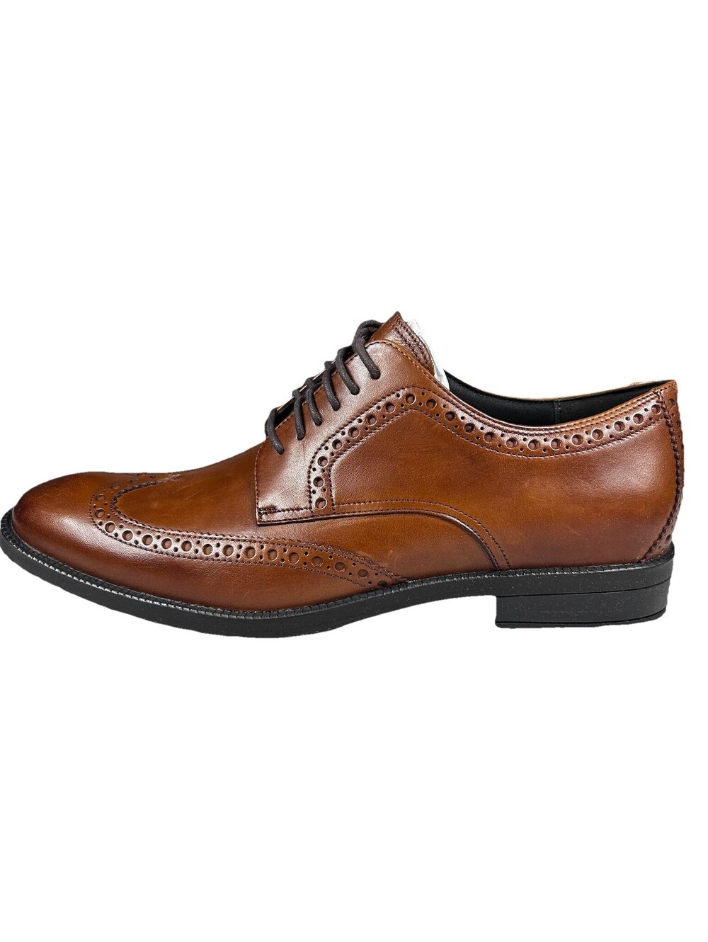 Cole Haan ME Wing Oxford Men’s Size 9 Leather Shoe British Tan C34598 New In Box
